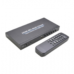 VT-818 4K 8x1 seamless switcher multiviewer